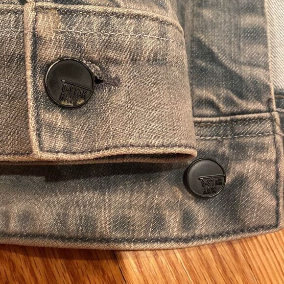 Authentic G-STAR Raw Denim New Fender women’s jean jacket SZ small - Picture 12 of 13
